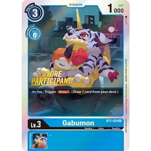 Gabumon - BT1-029 (Store Participant) (BT1-029 R) Promo