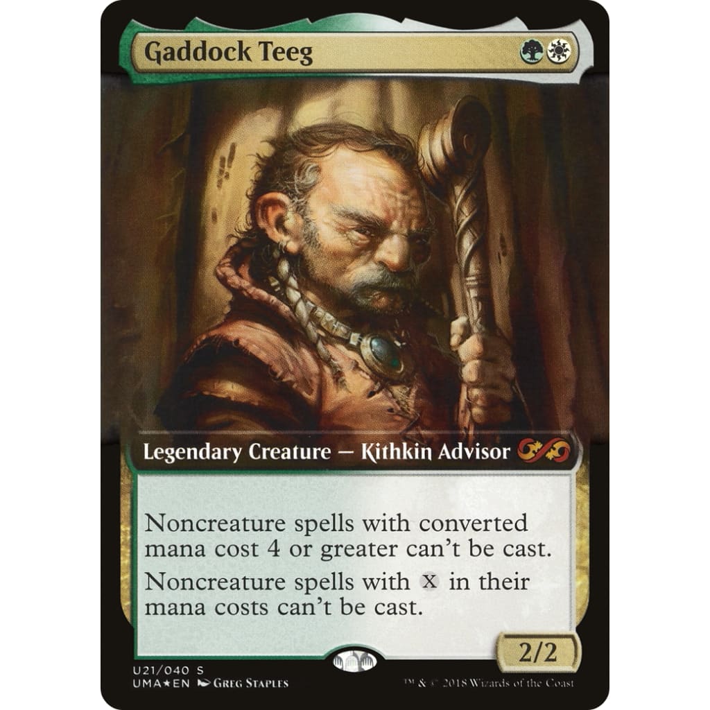 Gaddock Teeg (PUMA-U21): (Extended Art) Foil - Single