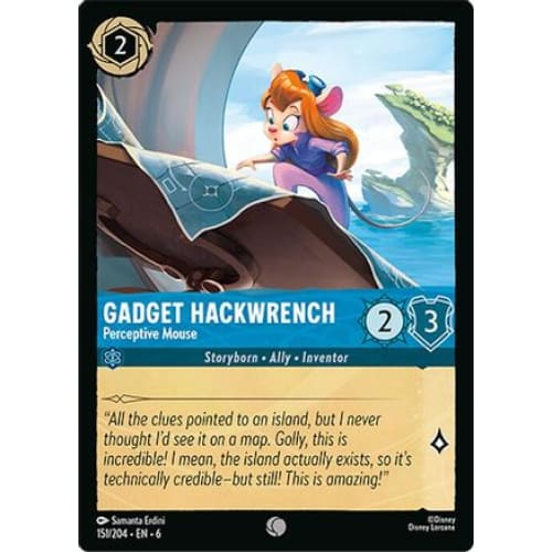 Gadget Hackwrench - Perceptive Mouse (151/204) - Azurite