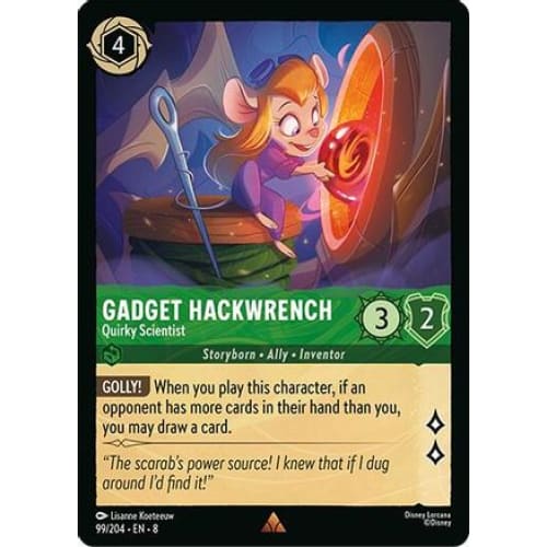 Gadget Hackwrench - Quirky Scientist (99/204) - Reign