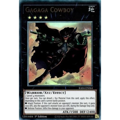 Gagaga Cowboy (PUR) - RA04-EN064 Prismatic Ultimate Rare