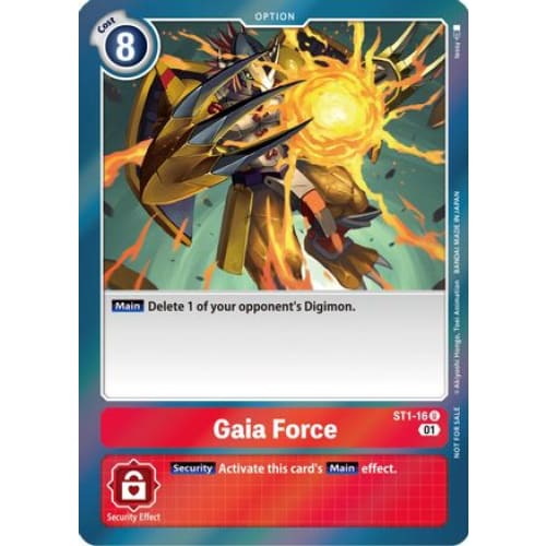 Gaia Force (ST-11 Special Entry Pack) - ST1-16 - Promo Foil