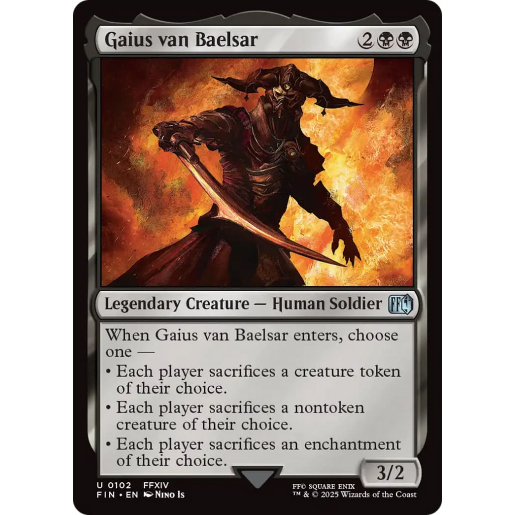 Gaius van Baelsar (FIN-102) - Single