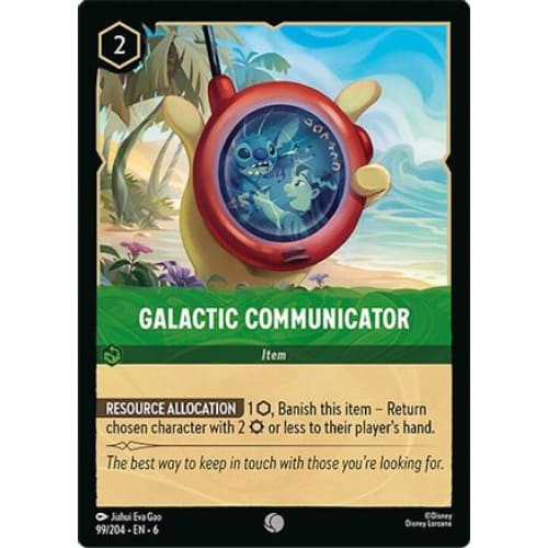 Galactic Communicator (99/204) - Azurite Sea Cold Foil