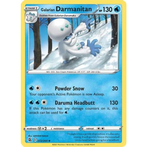 Galarian Darmanitan (072/264) Uncommon - Single