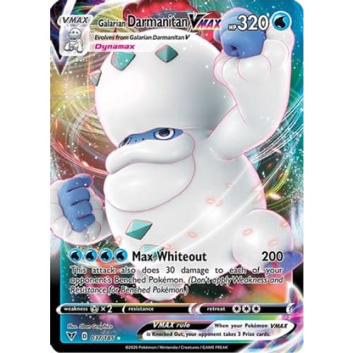 Galarian Darmanitan VMAX (037/185) Holo Rare Holofoil