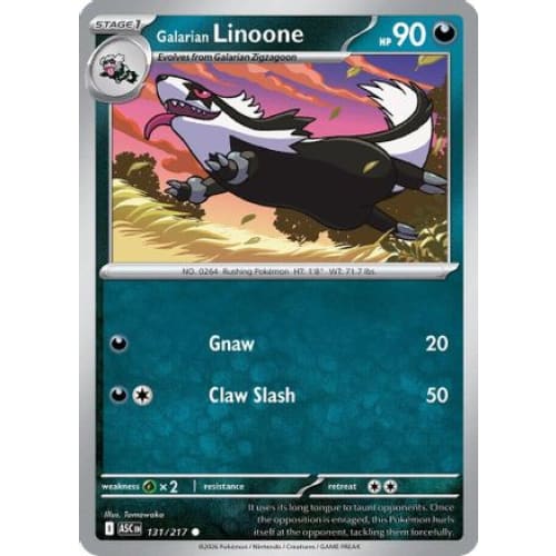 Galarian Linoone (131) Common - Single
