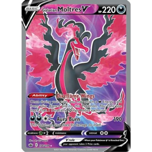 Galarian Moltres V (176/198) Ultra Rare Holofoil - Single