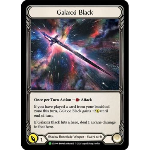 Galaxxi Black (FLESH AND BLOOD: PROMO CARDS) Cold Foil