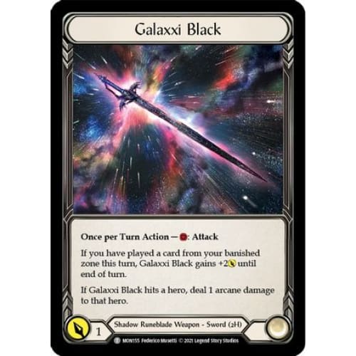 Galaxxi Black // Soul Shackle (MONARCH) 1st Edition - Single