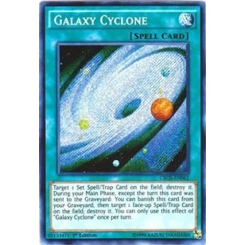 Galaxy Cyclone (CROS-EN062) Secret Rare 1st Edition - Single
