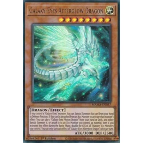 Galaxy-Eyes Afterglow Dragon (MAMA-EN057) Ultra Rare 1st