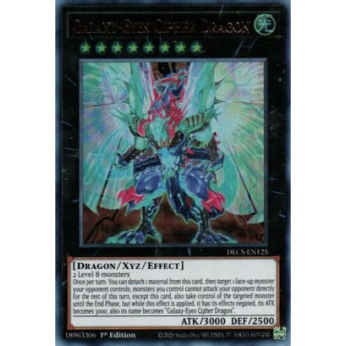 Galaxy-Eyes Cipher Dragon (DLCS-EN125) Ultra Rare 1st