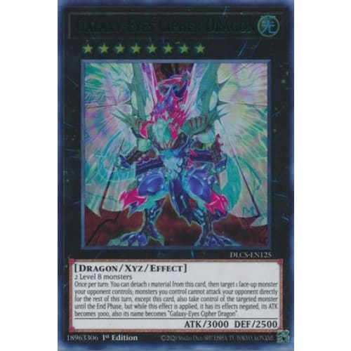 Galaxy-Eyes Cipher Dragon (Green) (DLCS-EN125) Ultra Rare