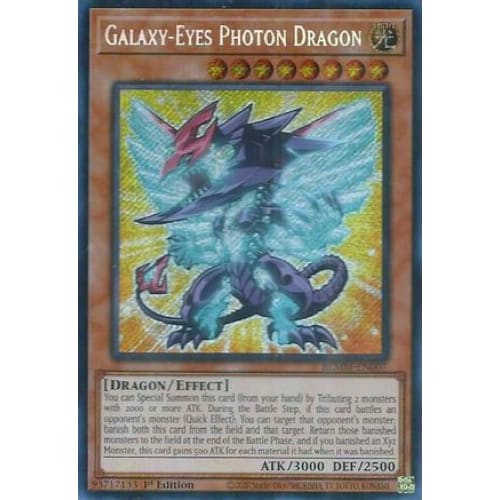 Galaxy-Eyes Photon Dragon - BLMM-EN007 Secret Rare 1st