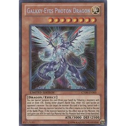 Galaxy-Eyes Photon Dragon (CT08-EN003) Secret Rare Limited