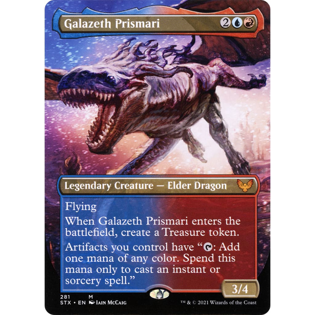 Galazeth Prismari (Borderless) (STX-281) - Single
