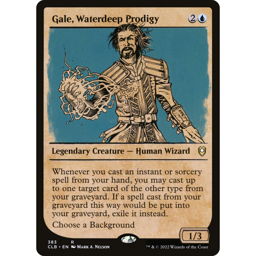 Gale Waterdeep Prodigy (CLB): (Showcase) Foil - Single