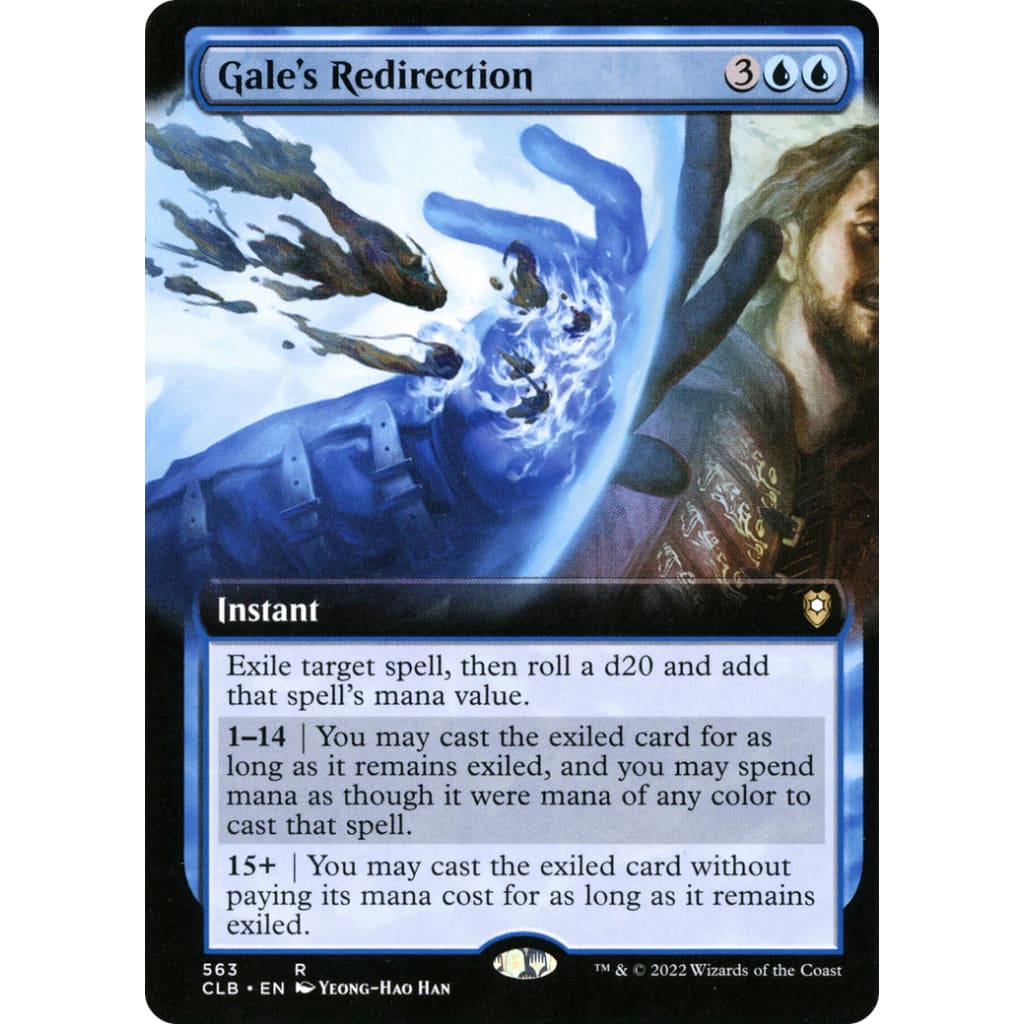 Gale’s Redirection (CLB): (Extended Art) Foil - Single