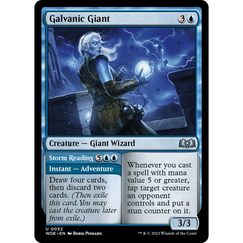 Galvanic Giant // Storm Reading (WOE-052) Foil - Single