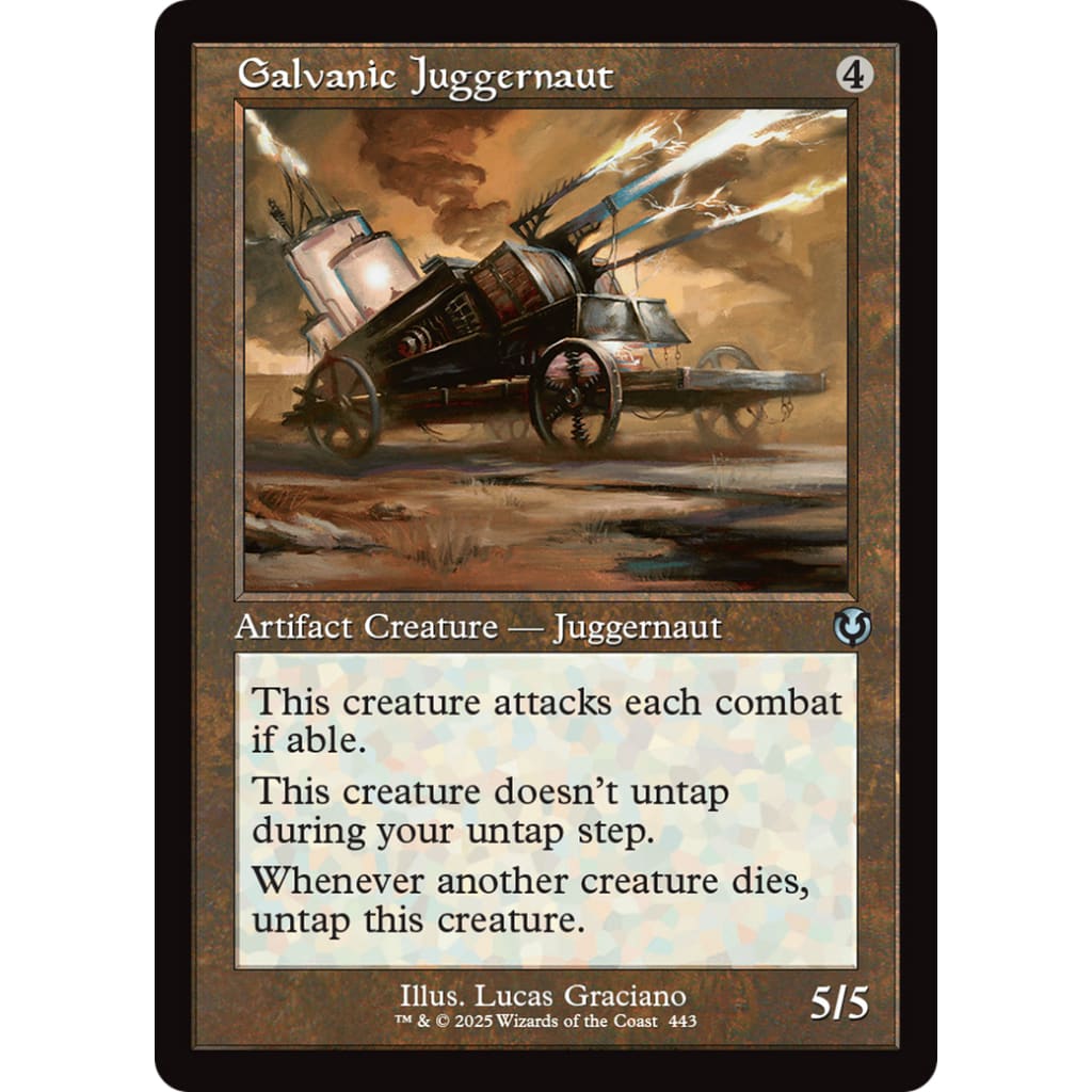 Galvanic Juggernaut (Retro Frame) (INR-443) - Single