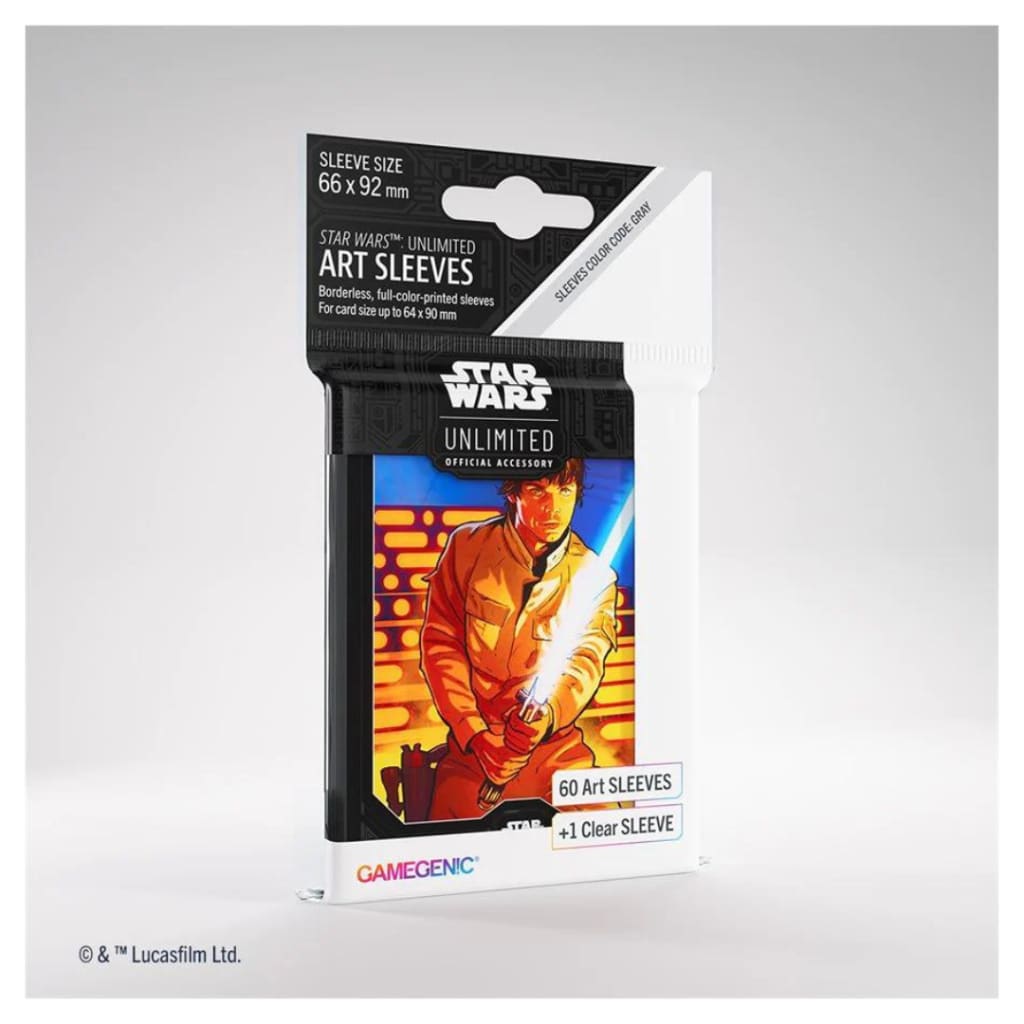 Gamegenic - Star Wars: Unlimited: Art Sleeves: Luke