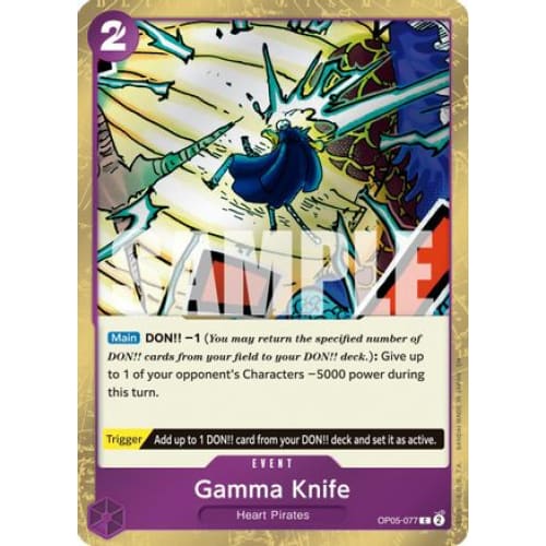 Gamma Knife (Pirate Foil) OP05-077 C Premium Booster -The