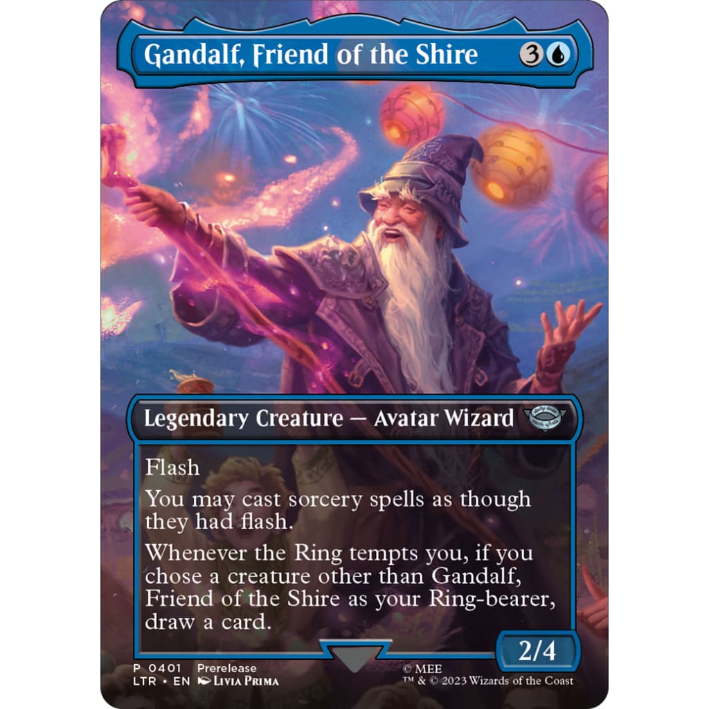 Gandalf Friend of the Shire (LTR-401) (Borderless) Foil