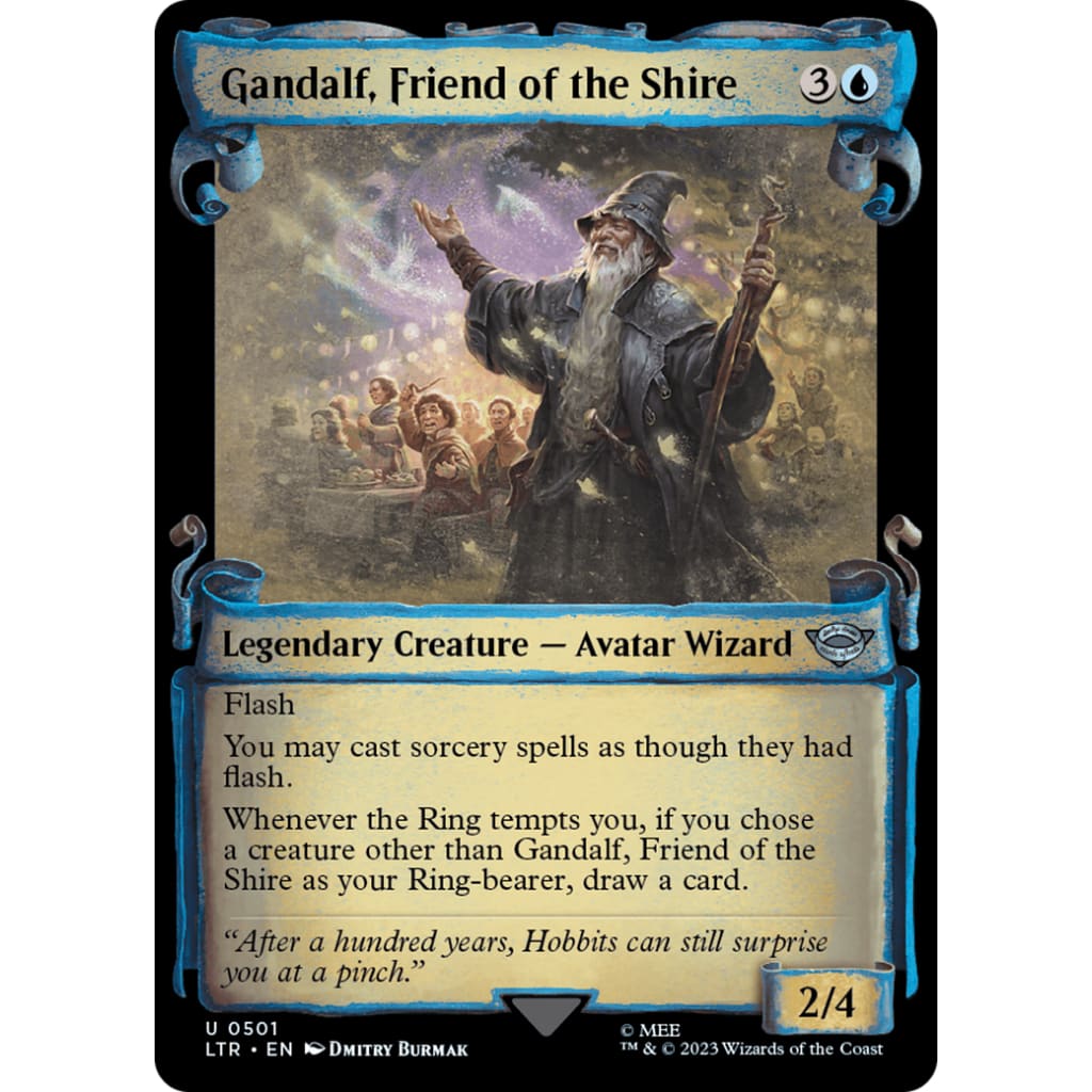 Gandalf Friend of the Shire (LTR-501): (Showcase) Foil