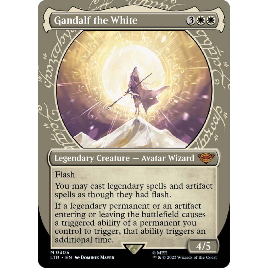 Gandalf the White (LTR-305): (Showcase) Foil - Single