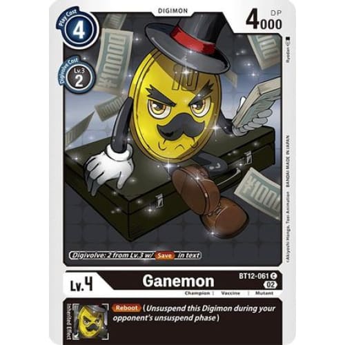 Ganemon - BT12-061 - Common - Single