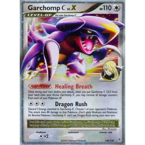 Garchomp C LV.X (145/147) Holo Rare Holofoil - Single