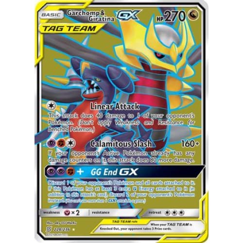 Garchomp & Giratina-GX (228/236) Ultra Rare Holofoil