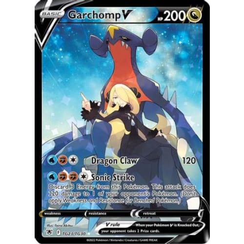 Garchomp V (TG23/030) Holo Rare Holofoil - Single