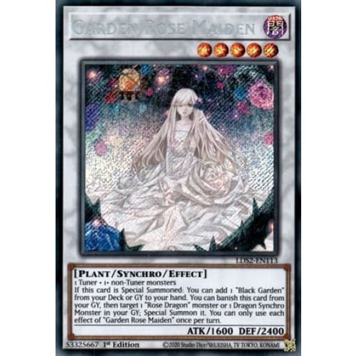 Garden Rose Maiden (LDS2-EN113) Secret Rare 1st Edition