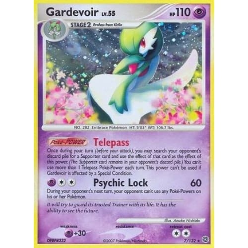 Gardevoir (007/132) Holo Rare Reverse Holofoil - Single