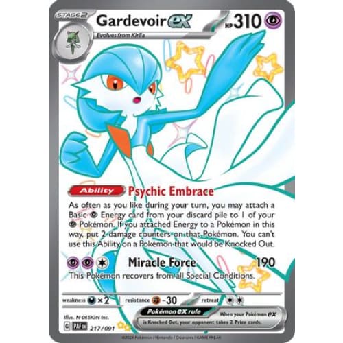 Gardevoir ex (217) Shiny Ultra Rare Holofoil - Single