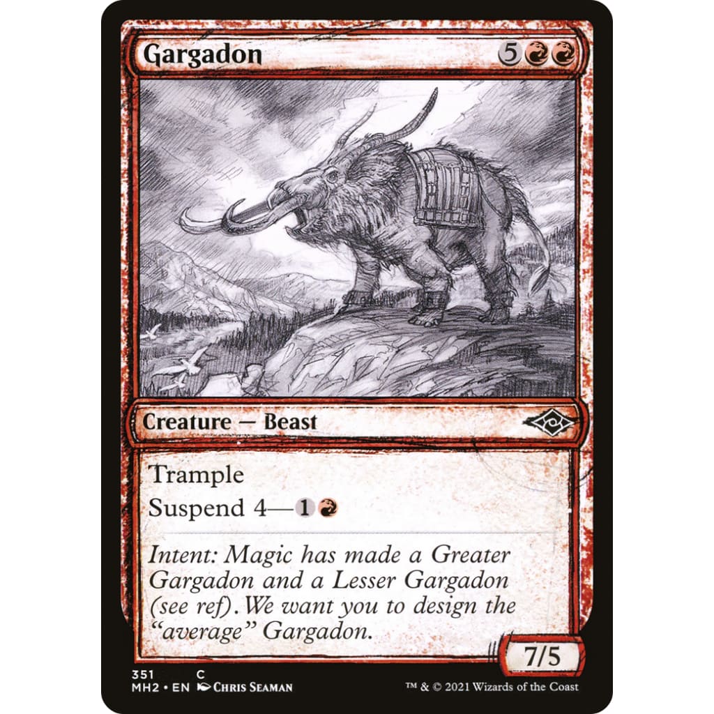 Gargadon (MH2-351): (Showcase) - Single