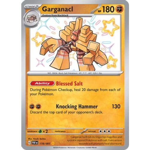 Garganacl (178) Shiny Rare Holofoil - Single
