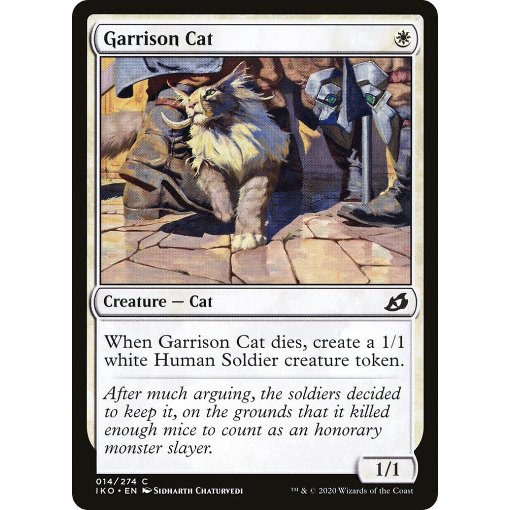Garrison Cat (IKO-014) - Single