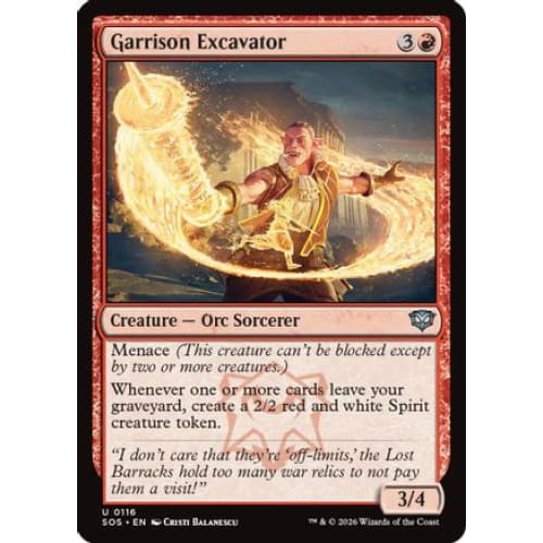 Garrison Excavator (SOS-116) Foil - Single