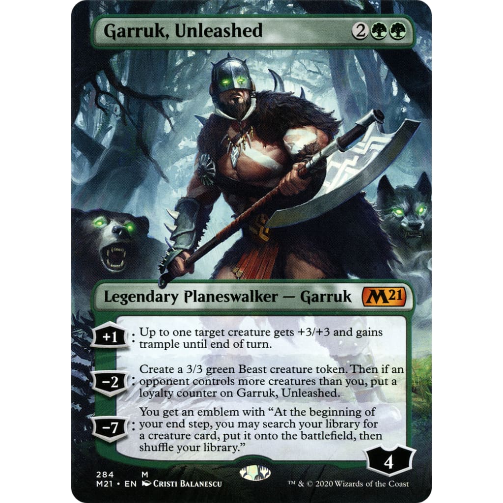 Garruk Unleashed (M21-284) (Borderless) - Single