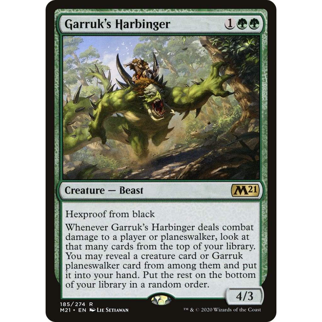 Garruk’s Harbinger (M21-185) - Single