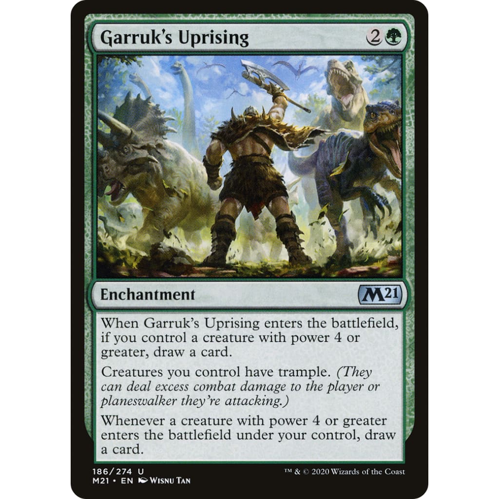 Garruk’s Uprising (M21-186) - Single