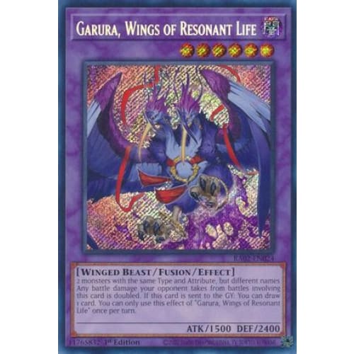 Garura Wings of Resonant Life (Secret Rare) - RA02-EN024