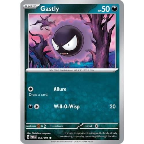 Gastly (55) Common Reverse Holofoil - Single