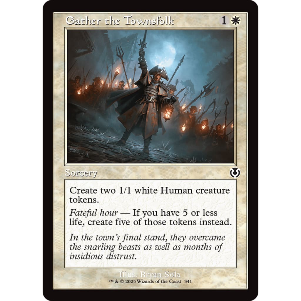 Gather the Townsfolk (Retro Frame) (INR-341) Foil - Single