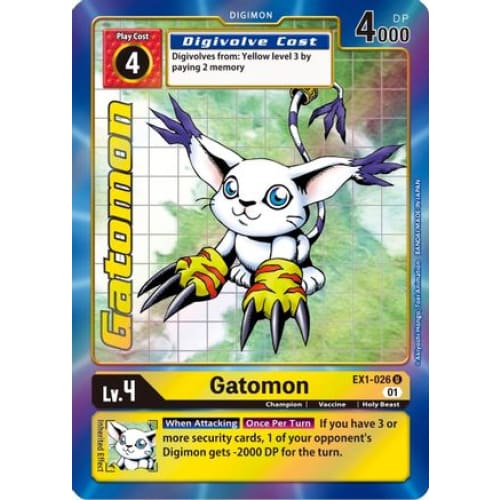 Gatomon (Alternate Art) (EX1-026 U) Uncommon Foil - Single