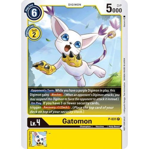 Gatomon - P-031 (P-031 P) Promo Foil - Single