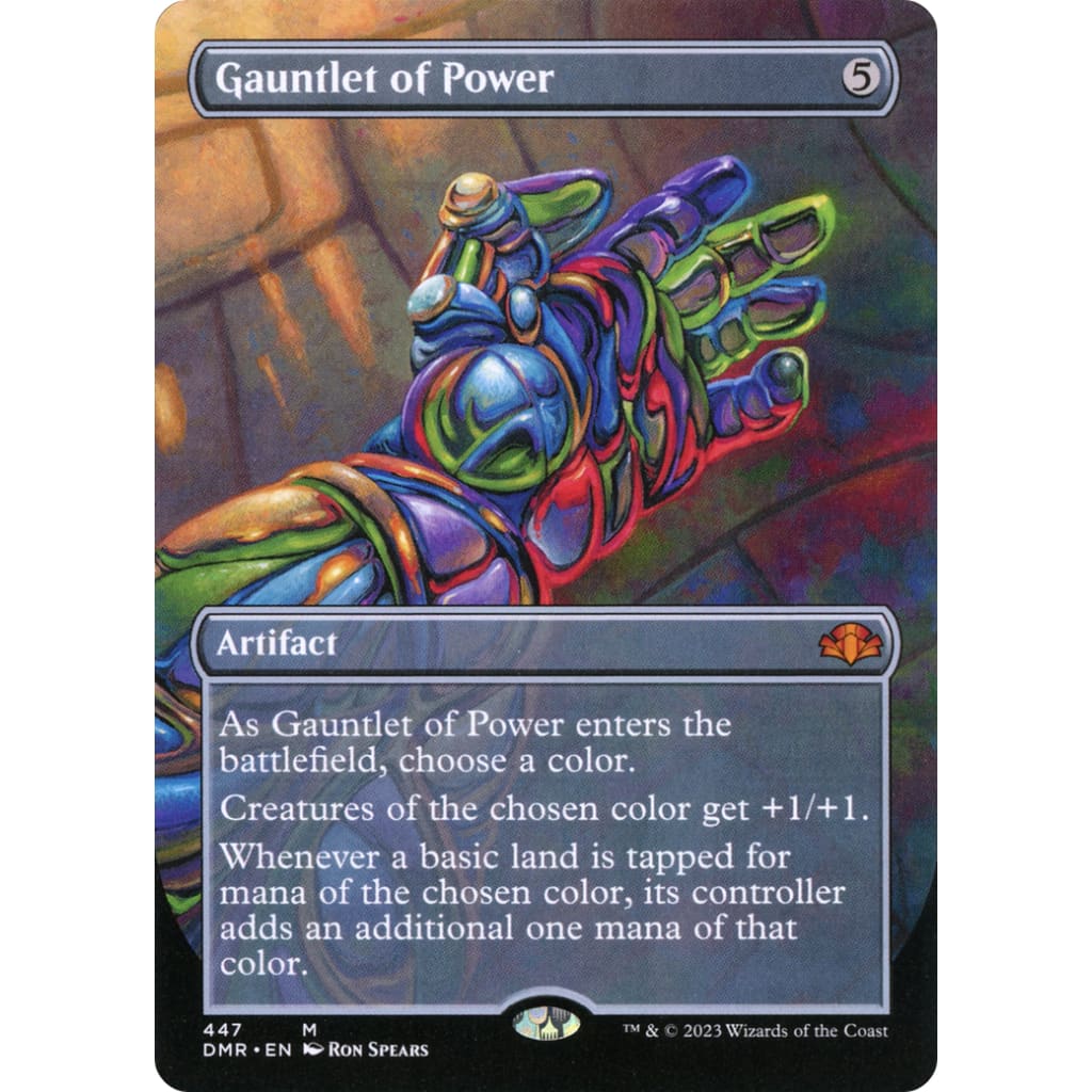 Gauntlet of Power (DMR-447) (Borderless) - Single